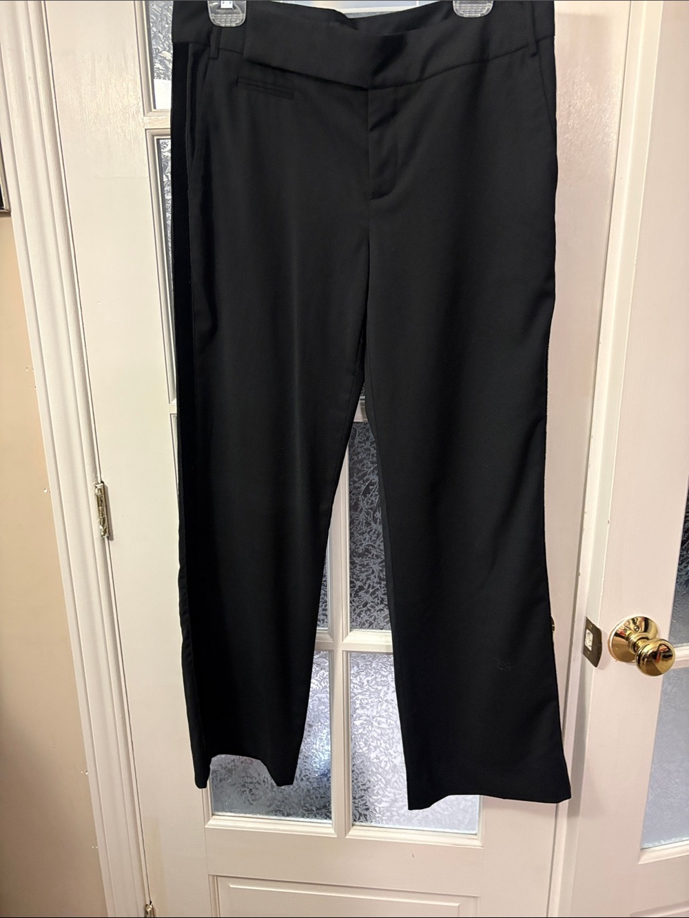 NWOT CLUB MONACO, BLACK TUXEDO PANTS SIZE 10